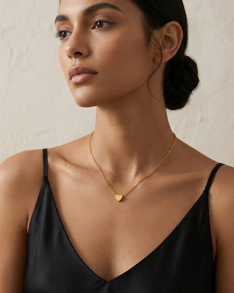 Closed Heart Necklace