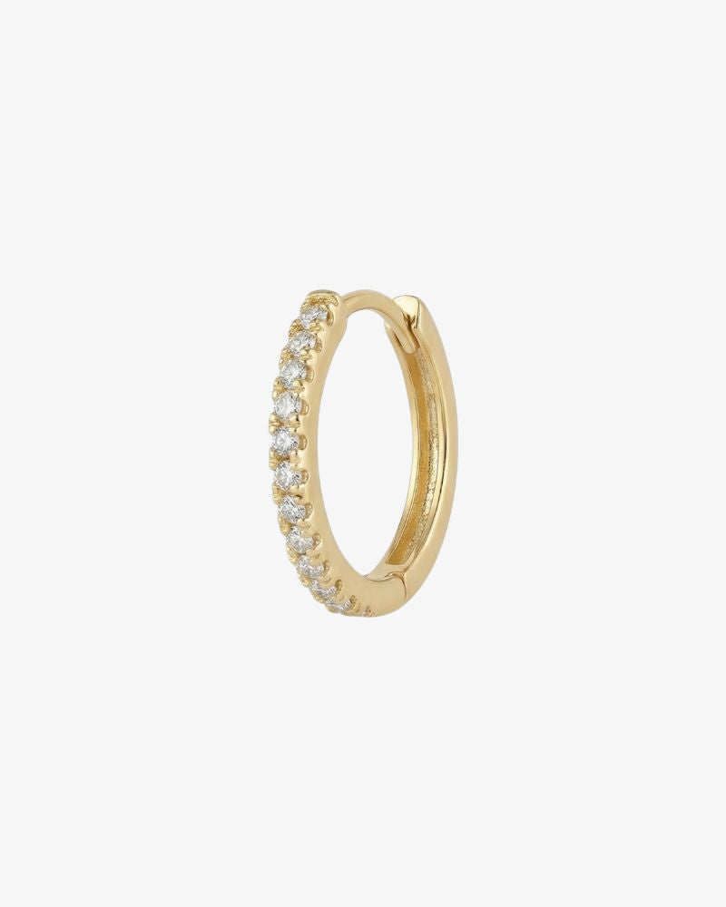 Small Gold Hoop Earrings Set
