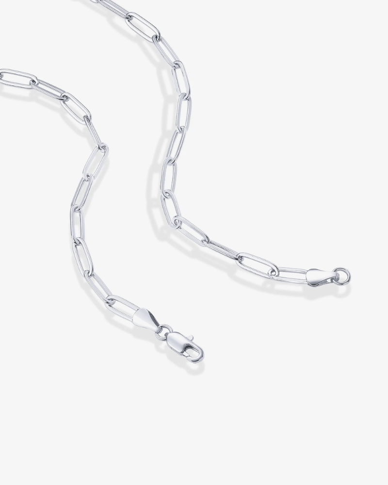 Dainty Paperclip Necklace