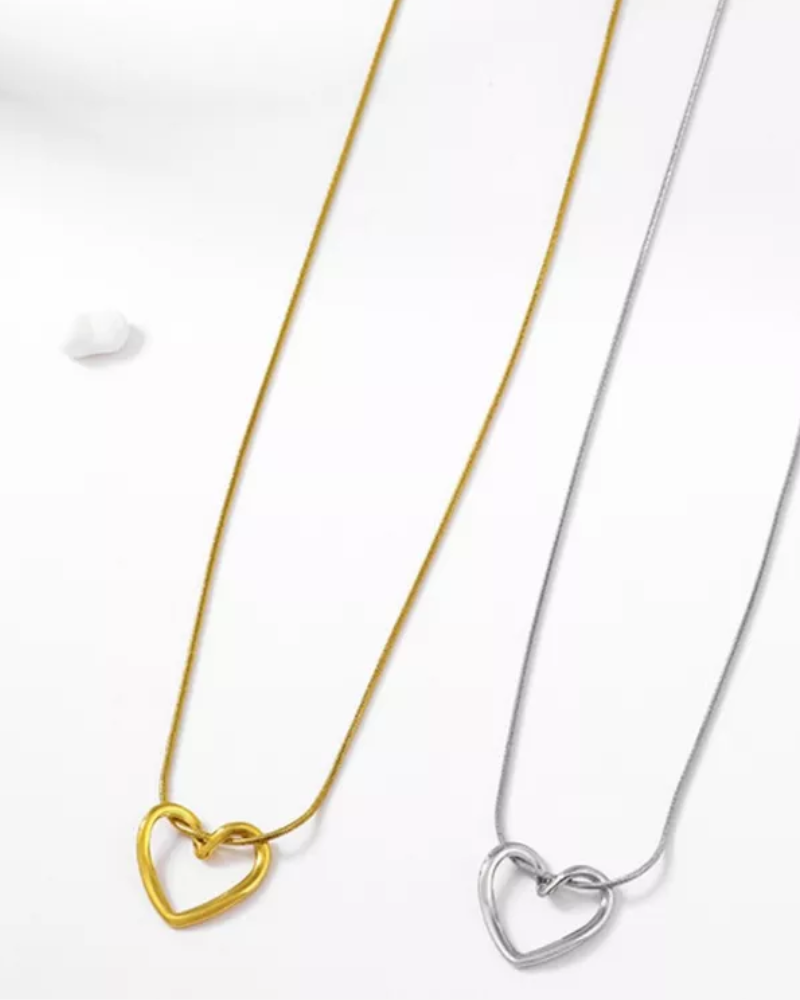 Open Heart Necklace