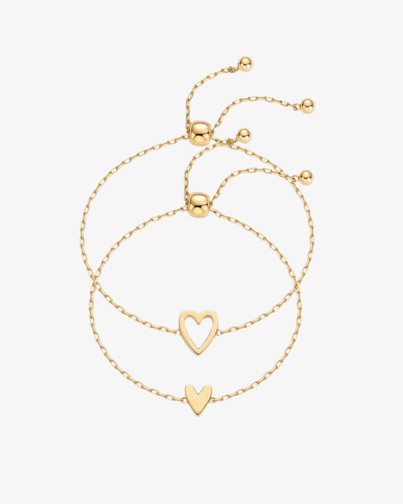 BFF Matching Heart Bracelet