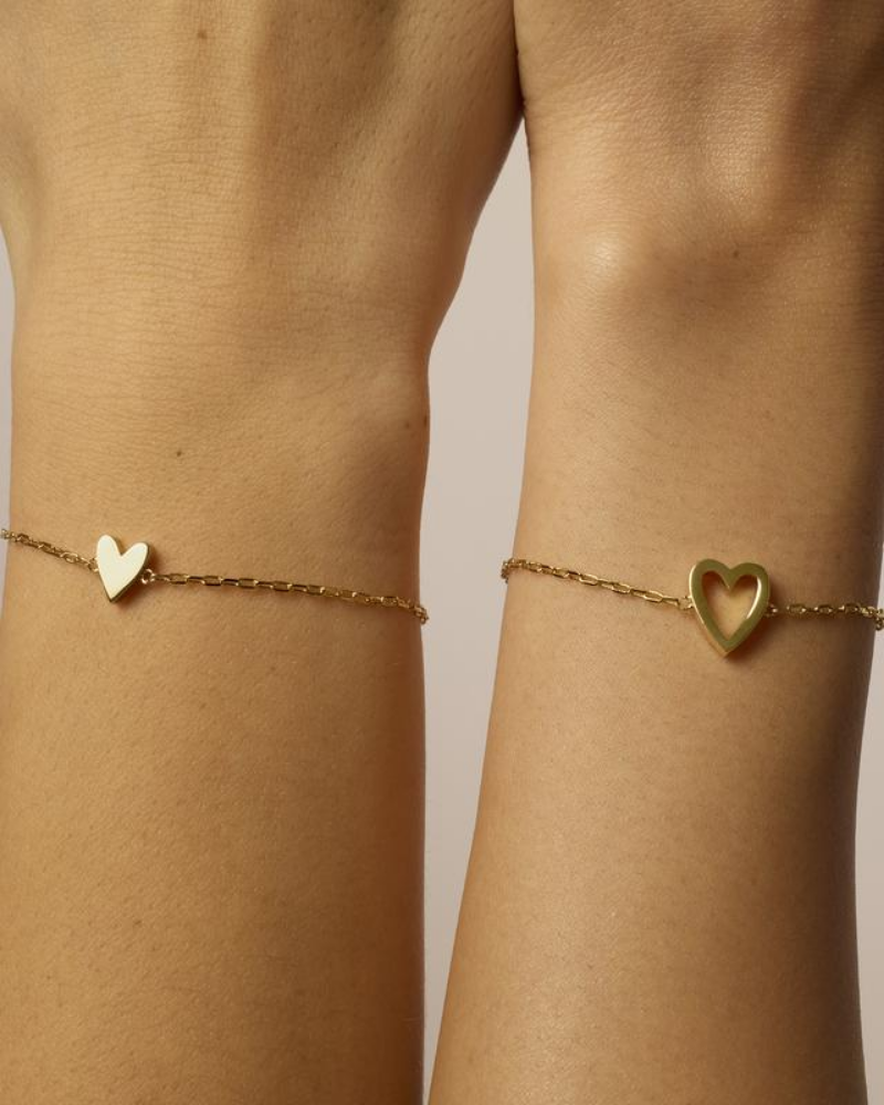 BFF Matching Heart Bracelet