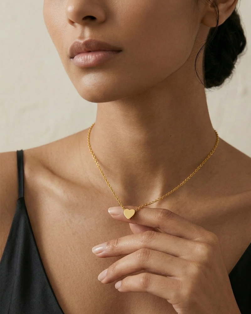 Closed Heart Necklace