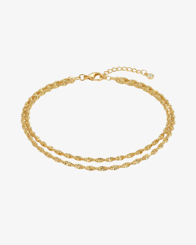 Dainty Layered Anklet