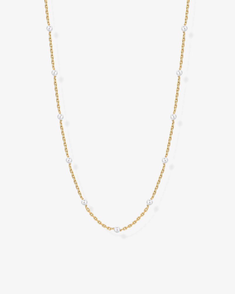 Pearl Station Necklace