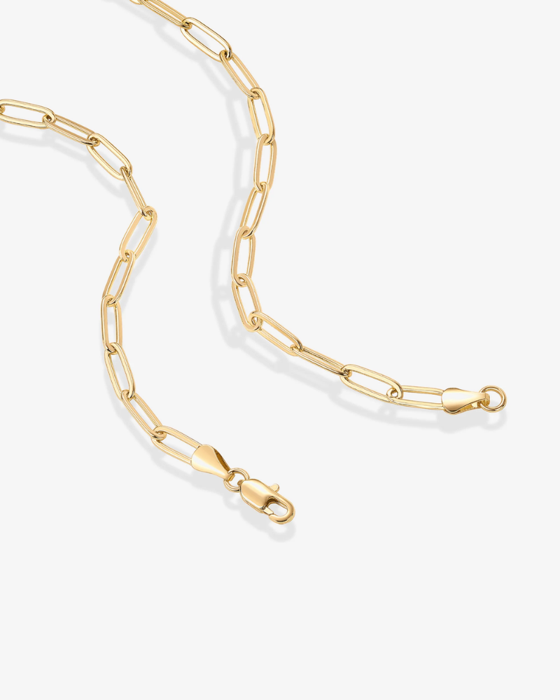 Dainty Paperclip Necklace